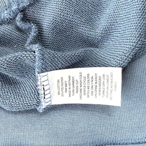 Flirtitude Active Sunrise Sunset Graphic Blue Crewneck Sweatshirt Womens Sz XL - Picture 6 of 6